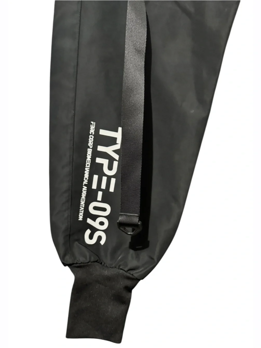 Fabric of the Universe Black Tactical Cargo Jogger Pants Techwear Utility XL - Picture 4 of 5